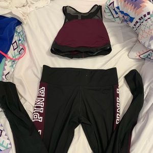 PINK Victoria Secret Workout set